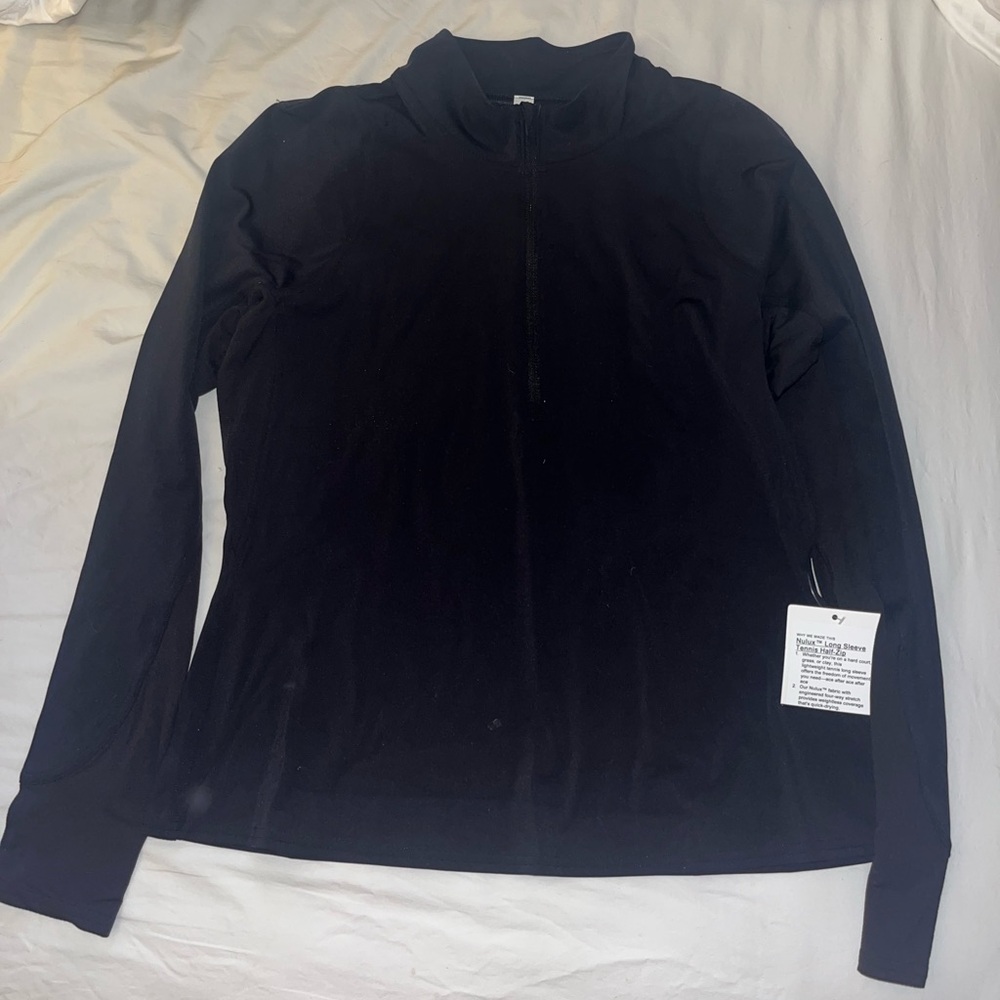 NWT Lululemon Black Athletic Quarter-Zip